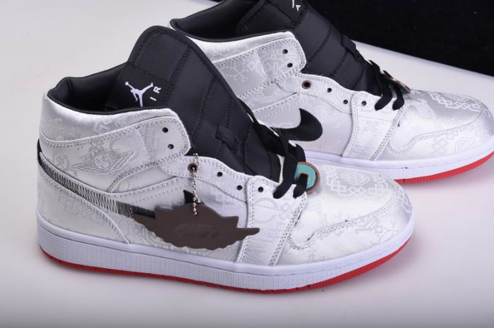 air jordan 1 mid "clot - fearless" - cu2804-100