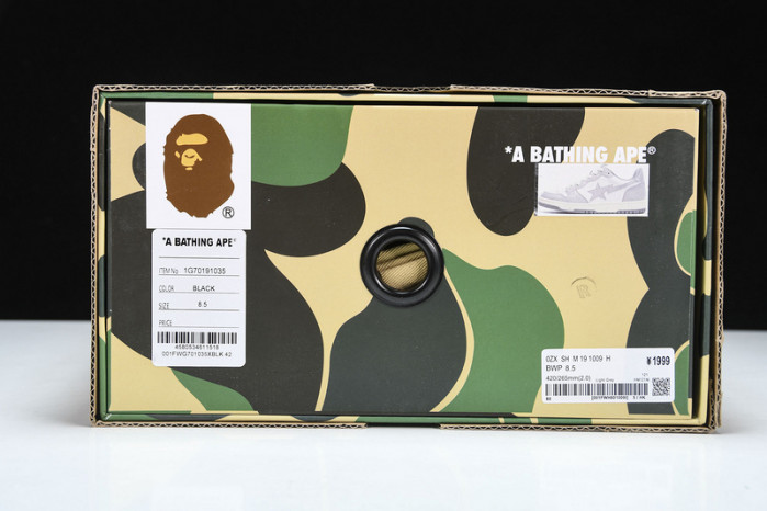 a bathing ape bape sta low copshoe bp-004