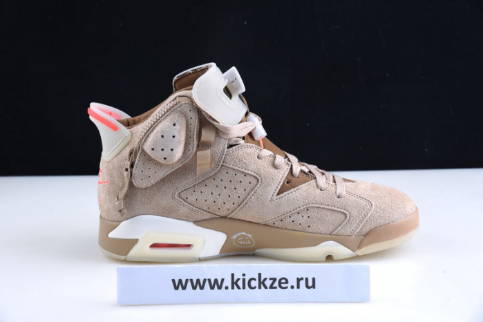 jordan 6 retro travis scott british khaki - dh0690-200