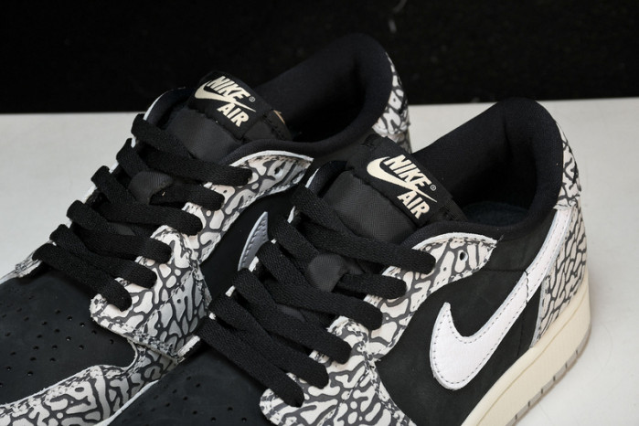 jordan 1 retro low og black cement - cz0790-001