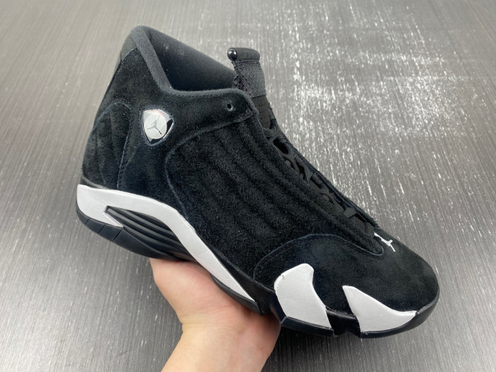 jordan 14 retro black white men
