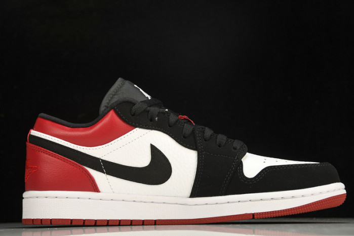 jordan 1 low black toe - 553558-116