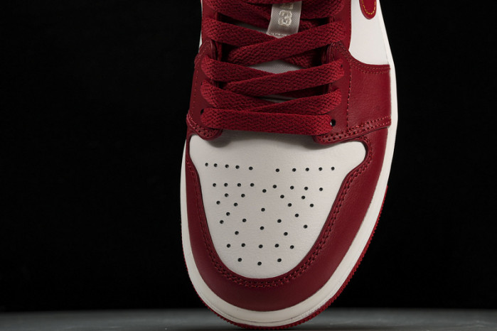 jordan 1 low cardinal red - 553558-607