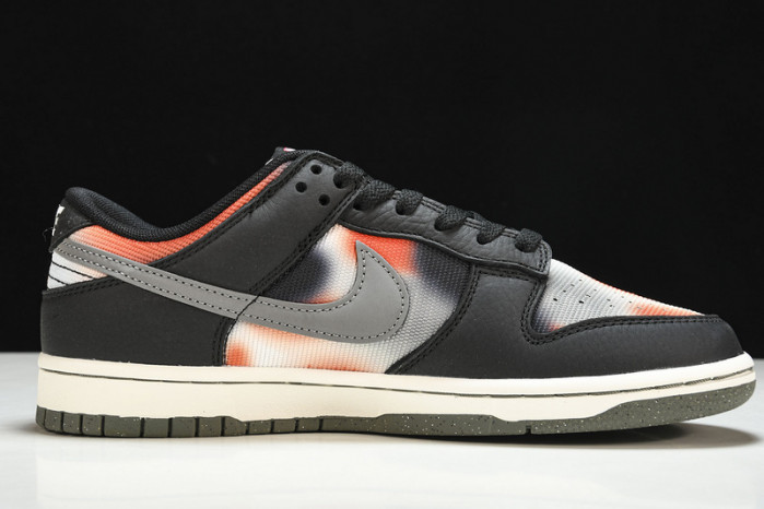 nike dunk low graffiti black red - dm0108-001
