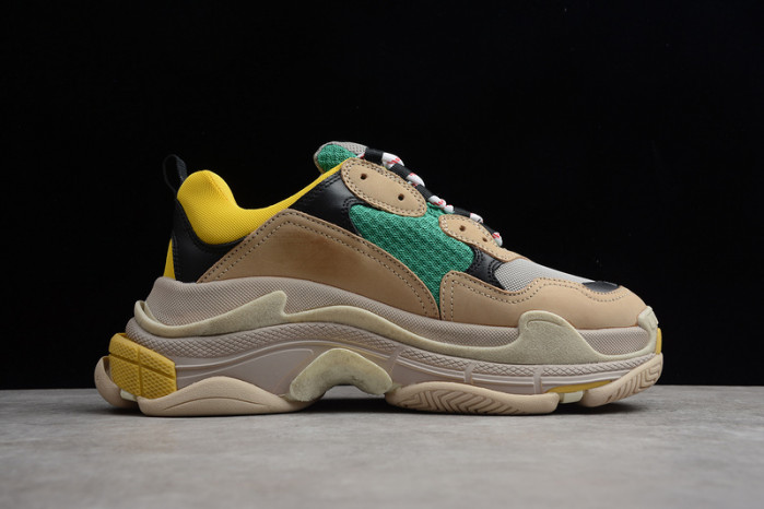 bl triple s w06e1-1000 beige/green-yellow