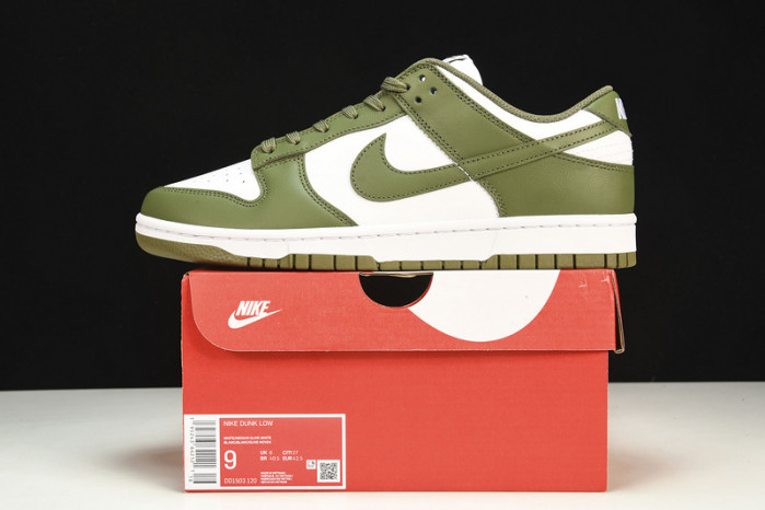 nike dunk low medium olive (w) - dd1503-120