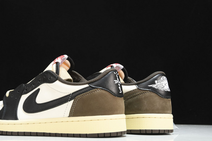 travis scott x air jordan 1 lof dark mocha black cq4277-105
