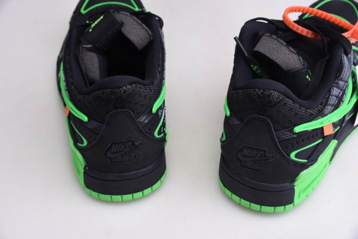 of x nike air rubber dunk “green strike” cu6015-001