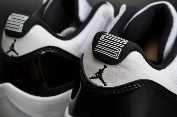 air jordan 11 retro lof "concord" black/ white mens 528895-153