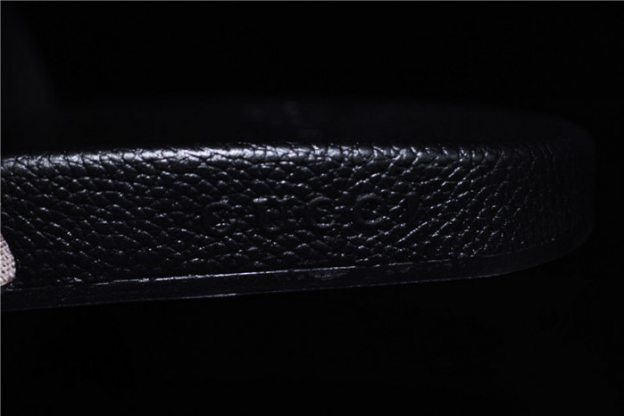 gc leather slide sandal with tiger 456234 k5y00 8919