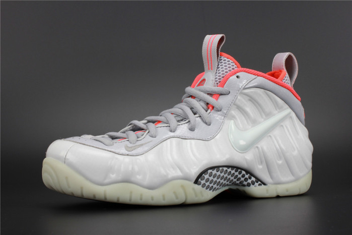 nike air foamposite pro prm "pure platinum" mens 616750-003